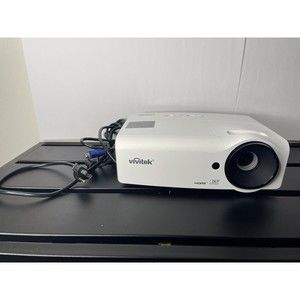 Vivitek DLP D554 HD HDMI Projector W/ Power Cord (White/Gray) Texas Instruments